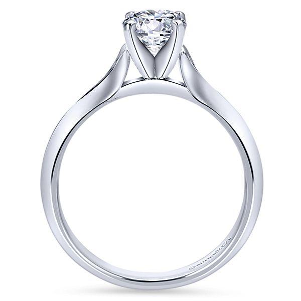 Split-Shank Solitaire Diamond Engagement Ring