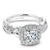 Ornate Vintage Halo Diamond Engagement Ring 823A