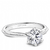 Polished Traditional Engagement Ring 14K White Gold 905A