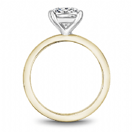 DIAMOND ENGAGEMENT RINGS - 14K Yellow Gold 2ct Cushion Diamond Engagement Ring #907A