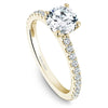 DIAMOND ENGAGEMENT RINGS - 14K Yellow Gold .31cttw Traditional Prong Set Diamond Engagement Ring #872A
