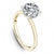 Solitaire 2 Ct Round Diamond Engagement Ring 14K Yellow Gold 908A