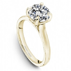 DIAMOND ENGAGEMENT RINGS - 14K Yellow Gold Traditional Diamond Engagement Ring