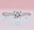Grace - Crisscross Round Diamond Engagement Ring 5/8 Cttw
