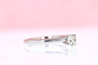 DIAMOND ENGAGEMENT RINGS - Loren - 1/2ct Round Solitaire Diamond Engagement Ring