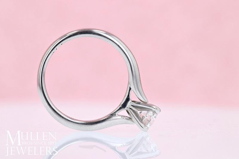 DIAMOND ENGAGEMENT RINGS - Loren - 1/2ct Round Solitaire Diamond Engagement Ring