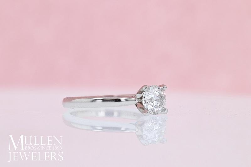 DIAMOND ENGAGEMENT RINGS - Loren - 1ct Round Solitaire Diamond Engagement Ring