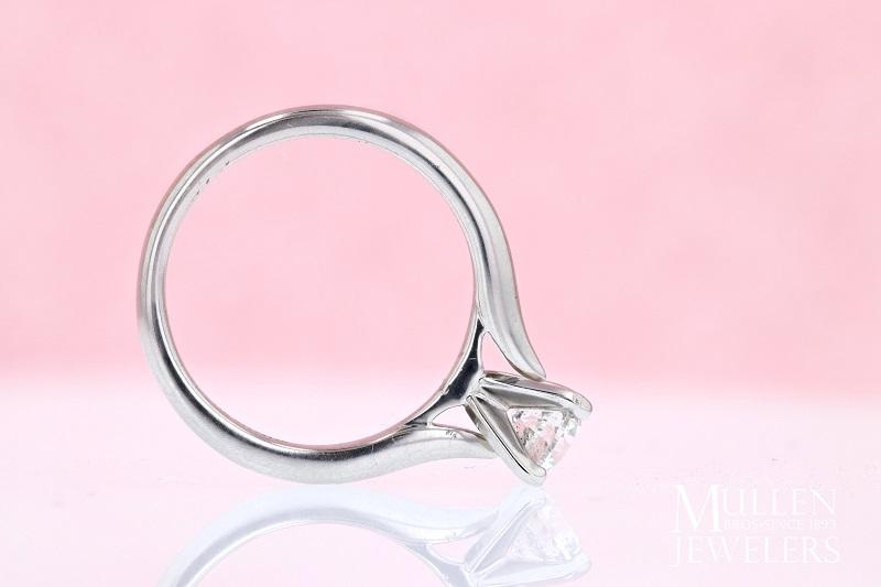 DIAMOND ENGAGEMENT RINGS - Loren - 3/4ct Round Solitaire Diamond Engagement Ring