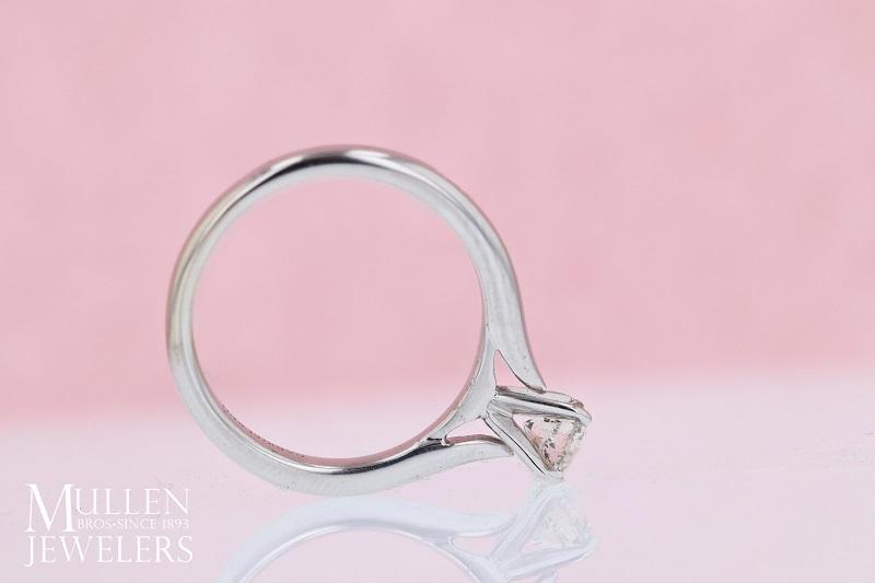 DIAMOND ENGAGEMENT RINGS - Loren - 5/8ct Round Solitaire Diamond Engagement Ring
