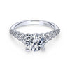 Reverse Tapered Prong Set Round Diamond Ring .69cttw 486A