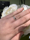 DIAMOND ENGAGEMENT RINGS - Sarah - Vintage Inspired 1/2cttw Round Diamond Engagement Ring With Hand Engraving