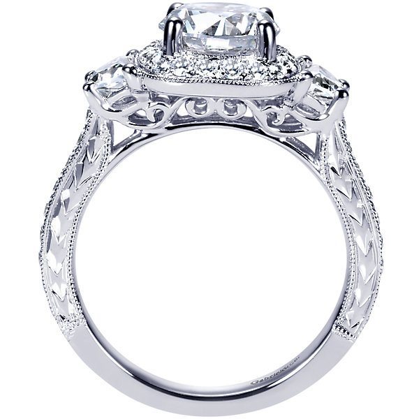 Vintage 3 store stone ring settings