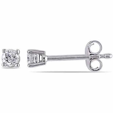 DIAMOND JEWELRY - 14K .10cttw Round Diamond Stud Earrings - "Better" Quality