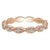Marquise Shaped Stackable Diamond Ring 14K Rose Gold