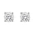 True Reflections Illusion Diamond Stud Earrings 1/10Cttw