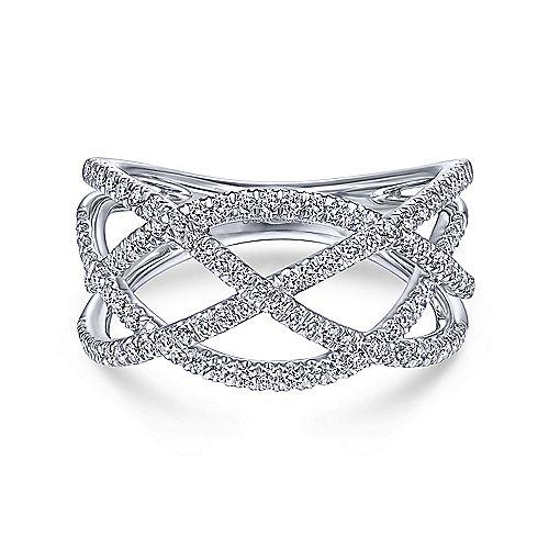 Simon G 18k White & Rose Gold Diamond Fashion Ring | Almassian Jewelers,  LLC | Grand Rapids, MI