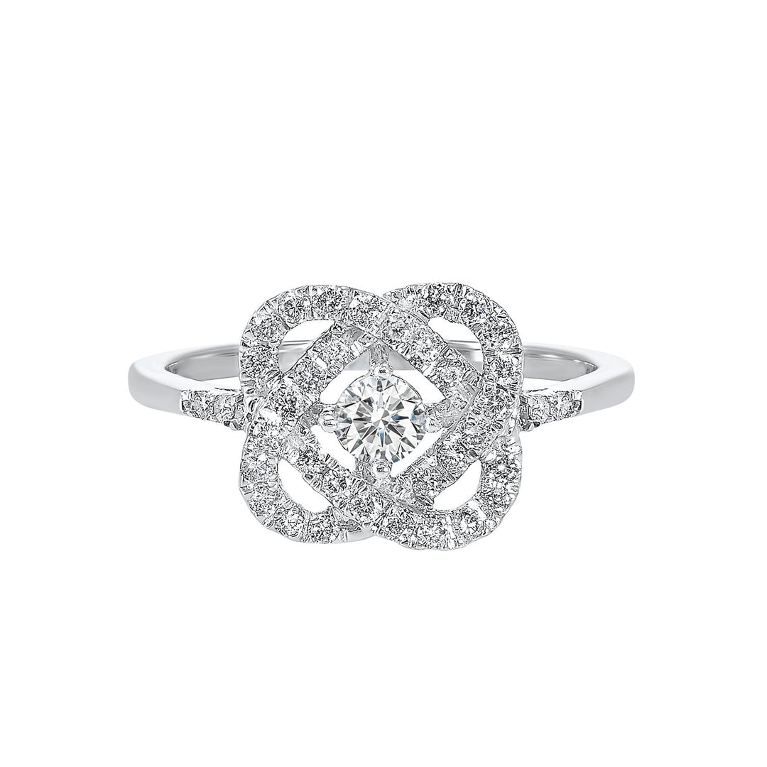 Love's Crossing Diamond 1/2 Cttw Ring 14K White Gold