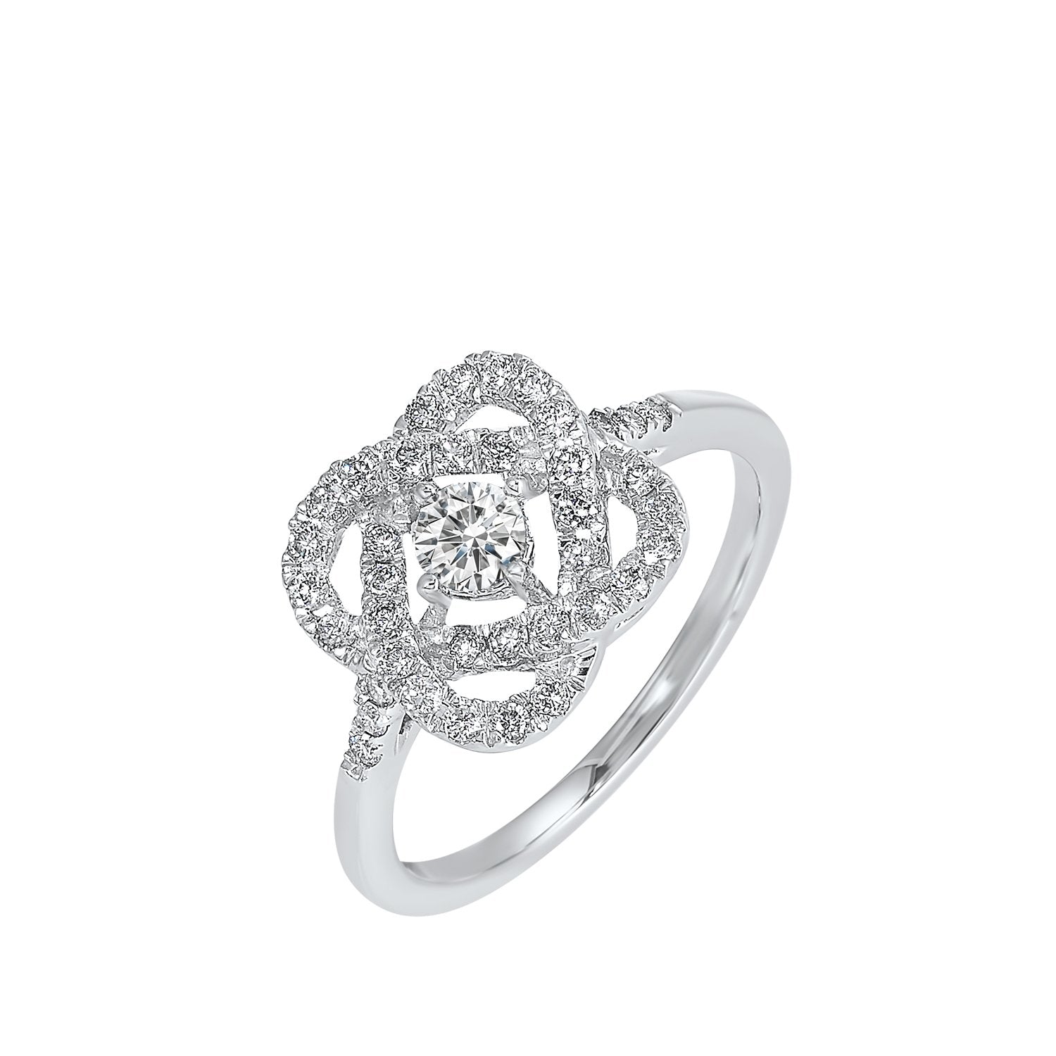 Love's Crossing Diamond 1/2 Cttw Ring 14K White Gold