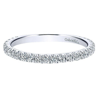 Buy BFD 0.33ct Natural Round Diamond Micro Pave Half Eternity Ring For  Women, Comfort fit Stackable Ring Online at desertcartINDIA