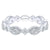 Vintage Style Stackable Diamond  Ring 14K White Gold