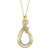 Love's Crossing Diamond Necklace 1/10 Cttw 14K Yellow Gold