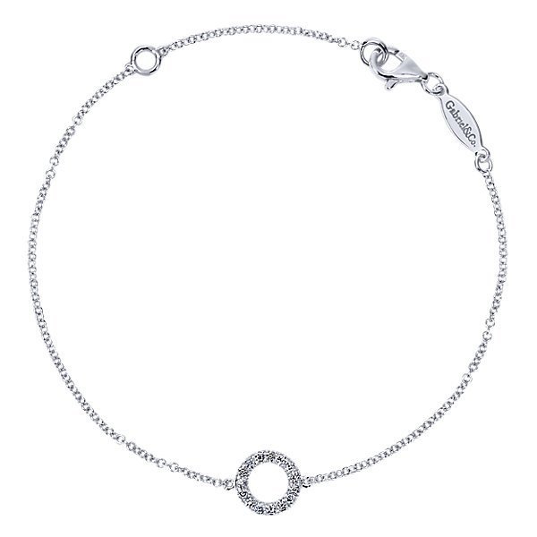 DIAMOND JEWELRY - Diamond Fashion Bracelet With Circle Accent