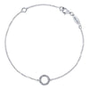 DIAMOND JEWELRY - Diamond Fashion Bracelet With Circle Accent