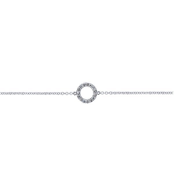 DIAMOND JEWELRY - Diamond Fashion Bracelet With Circle Accent