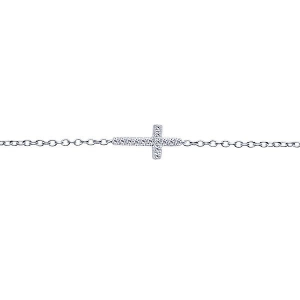 DIAMOND JEWELRY - East To West Cross Diamond Fashion Bracelet