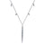 Long Marquise Shaped Diamond Fashion Necklace 1/2 Cttw