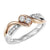 Twogether 2-Stone Plus Gold Diamond Ring 1/4 Cttw 14K Gold