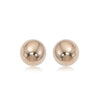 EARRINGS - 14K Rose Gold 8mm Ball Stud Earrings