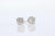 Promotional Quality Round Diamond Earrings 14K White Gold