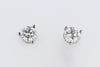 EARRINGS - 14K White Gold 1.00cttw Round Diamond Stud Earrings