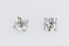 EARRINGS - 14K White Gold 2.07cttw Round Diamond Stud Earrings