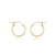 Hoop Earrings 14K Yellow Gold 12mm | Mullen Jewelers