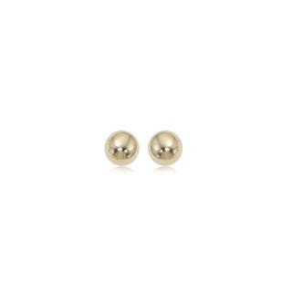 EARRINGS - 14K Yellow Gold 4mm Ball Post Earrings