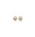 Ball Post Earrings 14K Yellow Gold 4mm | Mullen Jewelers