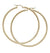 Extra Large Hoop Earrings 14K Yellow Gold 50mm