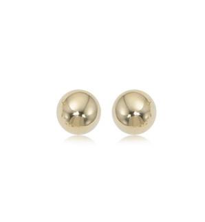 EARRINGS - 14K Yellow Gold 6mm Ball Post Earrings