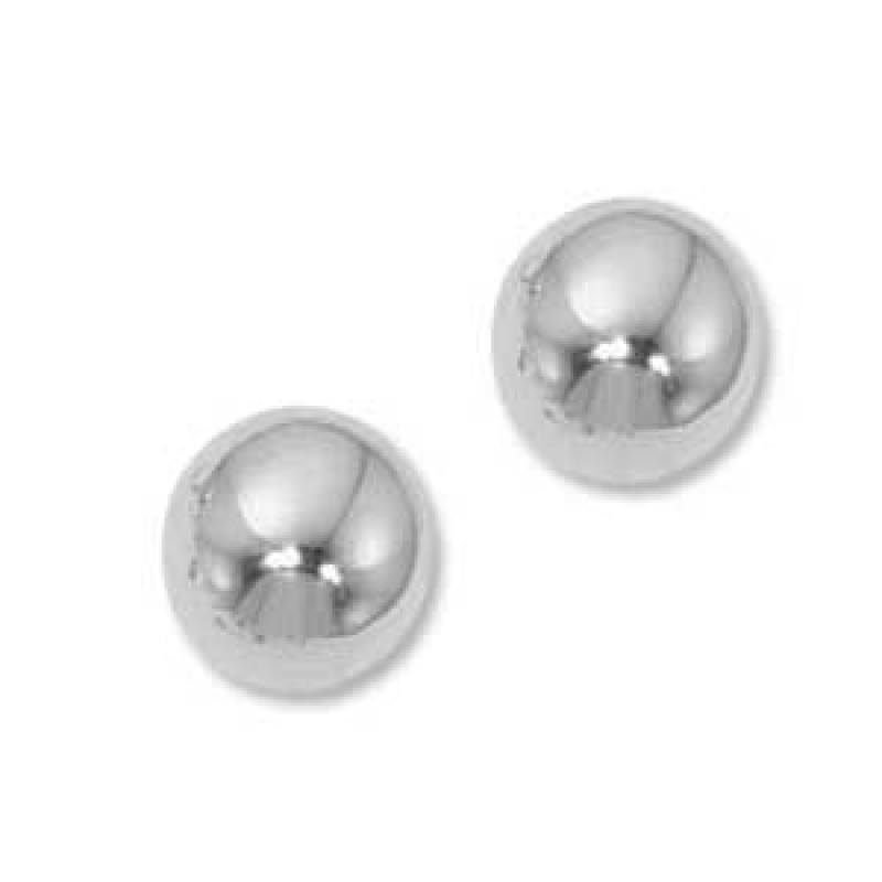 EARRINGS - Sterling Silver Ball Stud Earrings