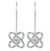 Love's Crossing Sterling Silver Diamond Drop Earrings