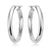 Sterling Silver Medium Oval Tube Hoops