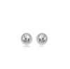 EARRINGS - Sterling Silver Small 4mm Ball Stud Earrings