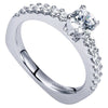 ENGAGEMENT - 1.35cttw Common Prong Round Diamond Engagement Ring