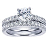 ENGAGEMENT - 1.35cttw Common Prong Round Diamond Engagement Ring