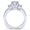 ENGAGEMENT - 1.55cttw 3-Stone Plus Diamond Engagement Ring