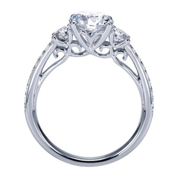 Buy Five Stone Graduated Diamond Trellis Anniversary Ring in 14K White Gold