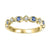 Sapphire Birthstone Diamond Ring 10k Yellow Gold