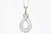 NECKLACES - 14K Two-Tone 1cttw Infinity Diamond Pendant Necklace